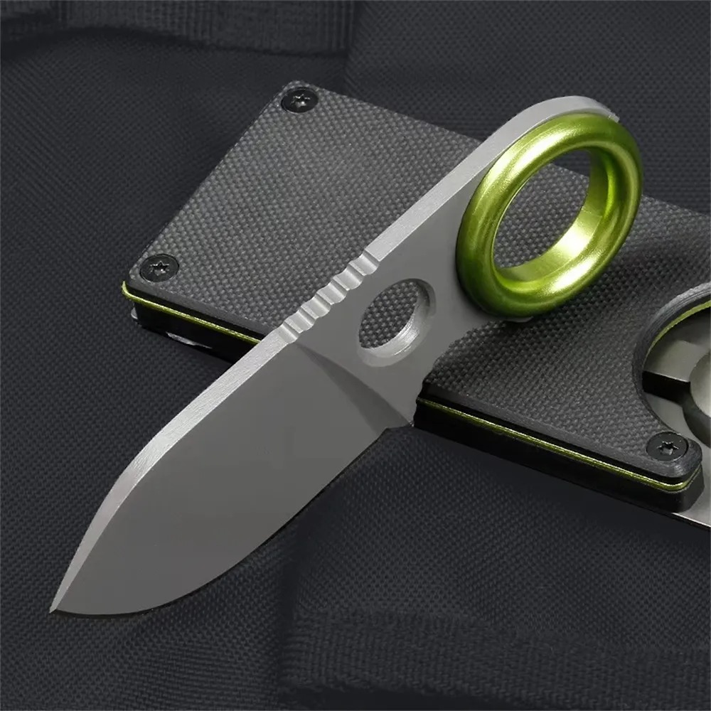 Edc Fixed Blade Deep Carry - Mini Ring Fixed Blade Knife Stainless