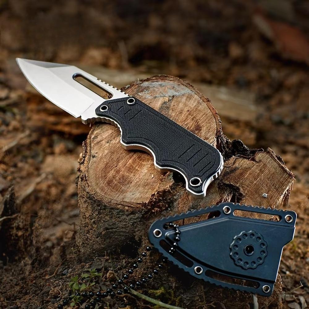 Edc Fixed Blade Deep Carry - Portable Neck Knife with Kydex Sheath