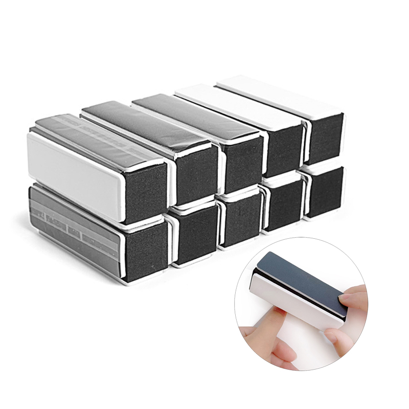 Nail File Titanium - 2/4/10pcs/Lot Sanding Block Nail Shiner Polish