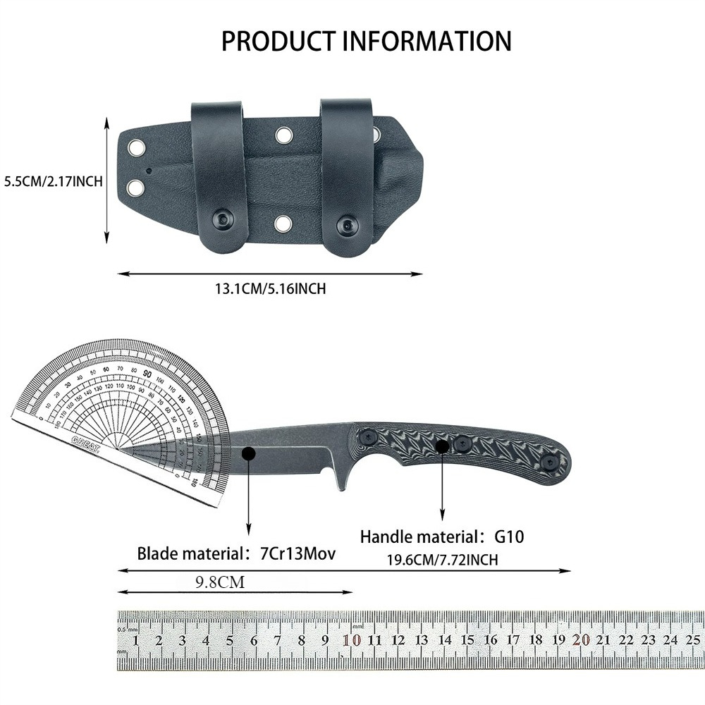 Full Tang Fixed Blade Knives 7 - огляд і ціна Edc Every Day Carry おもちゃ