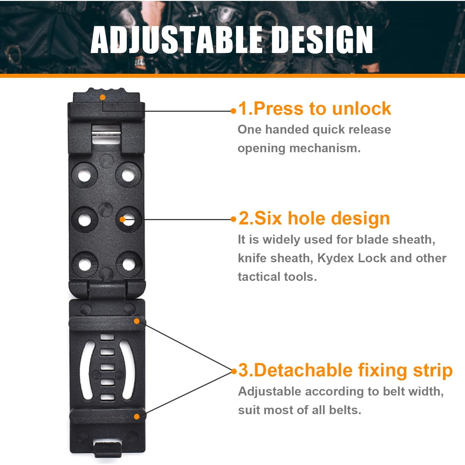 Tactical Knife Clip Holster -  - огляд і ціна Edc Carry Holster