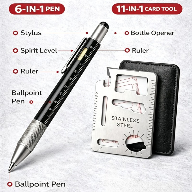 Men Gifts 6-in-1 Multitool Pen - огляд і ціна Edc Every Day Carry おもちゃ