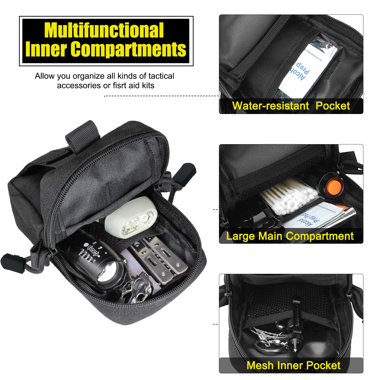 Tactical Molle Pouch Waist Bag - огляд і ціна Edc Deep Carry