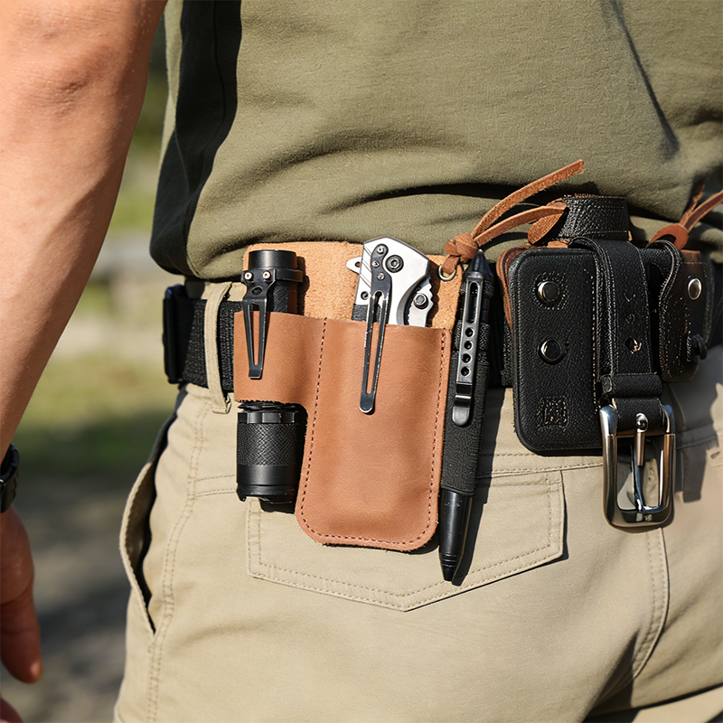 EDC Leather Flashlight Tool Ho - огляд і ціна Edc Concealed Carry Belt