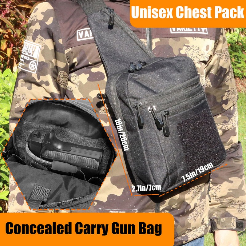 New Tactical Chest Bag Pistol  - огляд і ціна Edc Carry Bag For Pistol