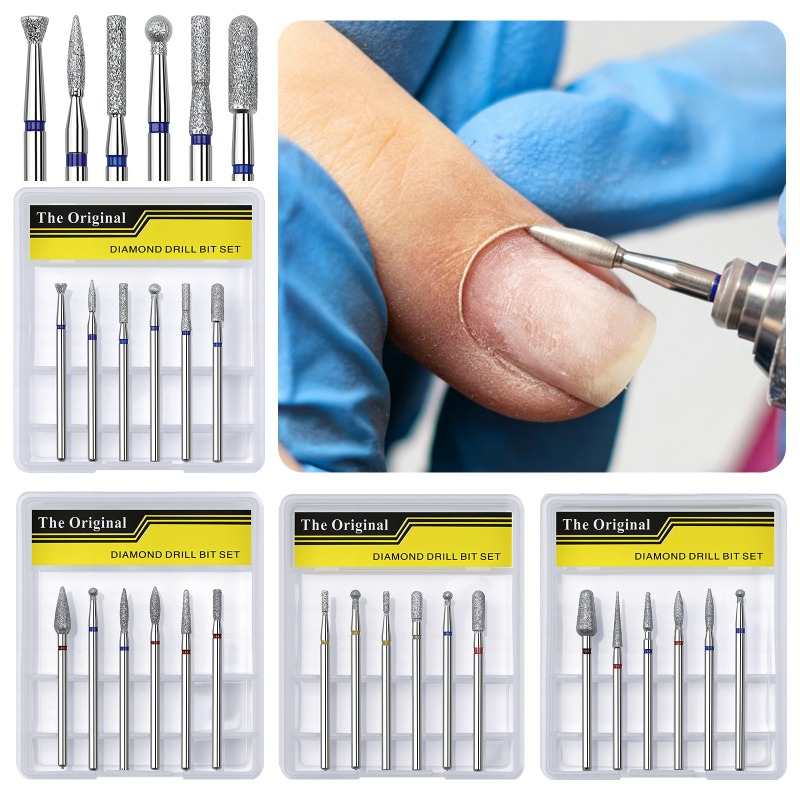 6pcs Different Styles Nail Dri - огляд і ціна Nail File Titanium