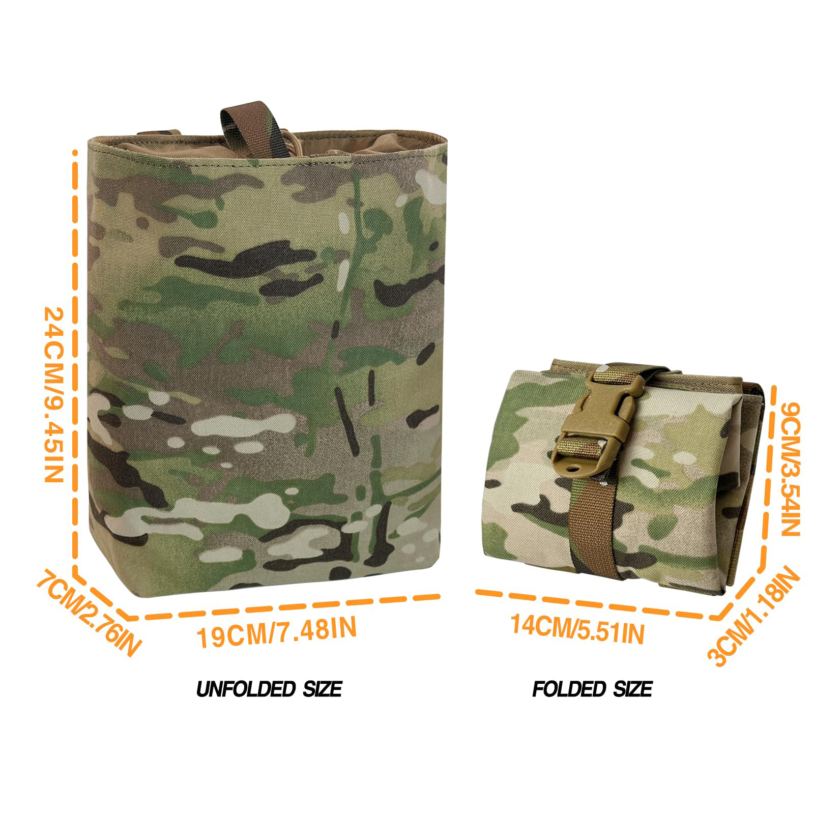 New Molle Folding Dump Drop Ma - огляд і ціна Edc Carry Holster