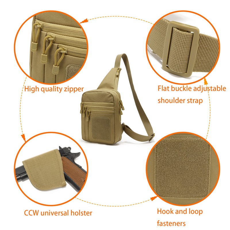 EDC 1000D Tactical Chest Bag P - огляд і ціна Edc Carry Bag For Pistol