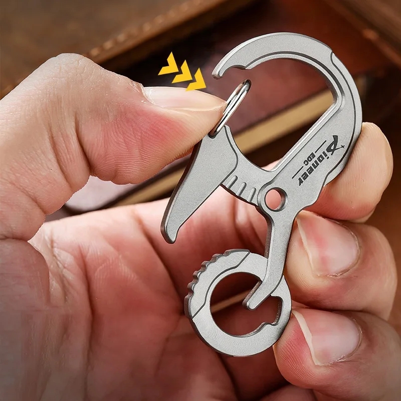 Titanium Alloy Keychain  Multi - огляд і ціна Edc Concealed Carry Belt