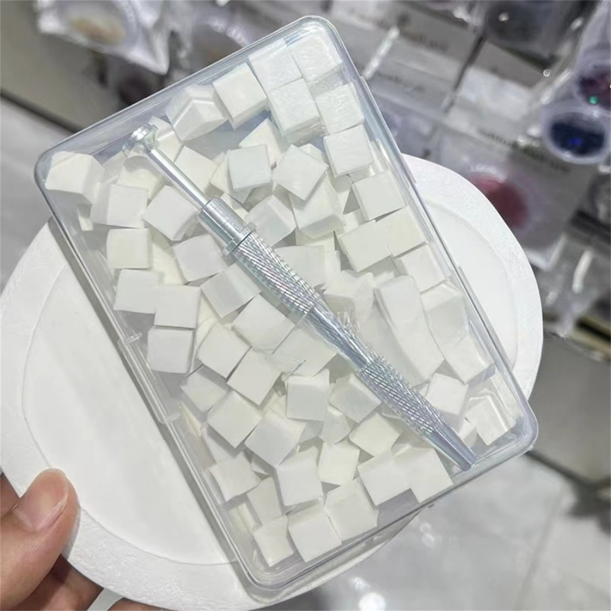 1set 100pcs Nail care gradual  - огляд і ціна Nail File Titanium
