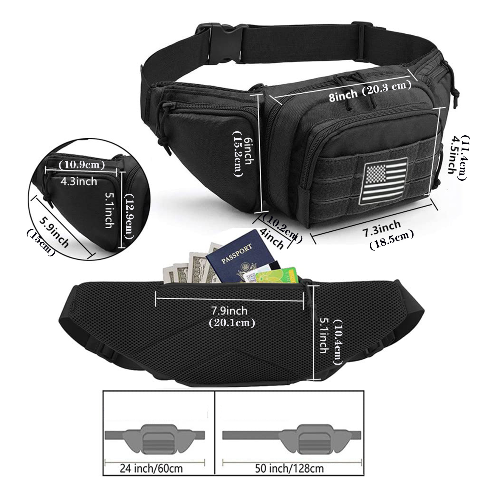 Tactical Fanny Pack Gun Holste - огляд і ціна Edc Carry Bag For Pistol